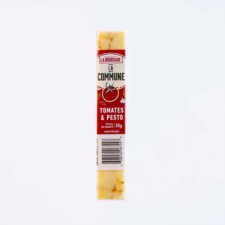 Cheddar aux tomates et pesto